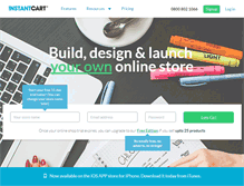Tablet Screenshot of instantcart.com